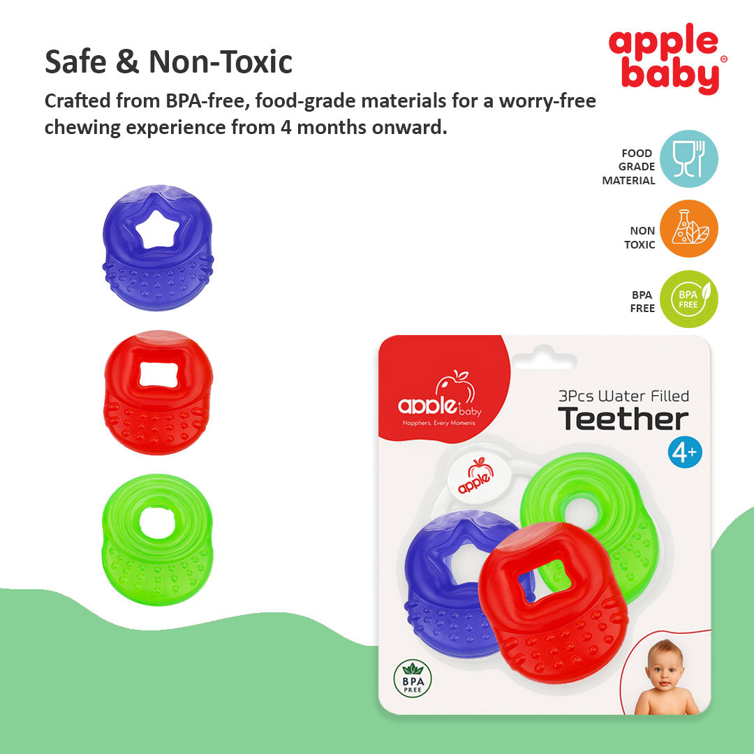 3PCS WATER FILLED TEETHER_AC219 (Pack of 2)