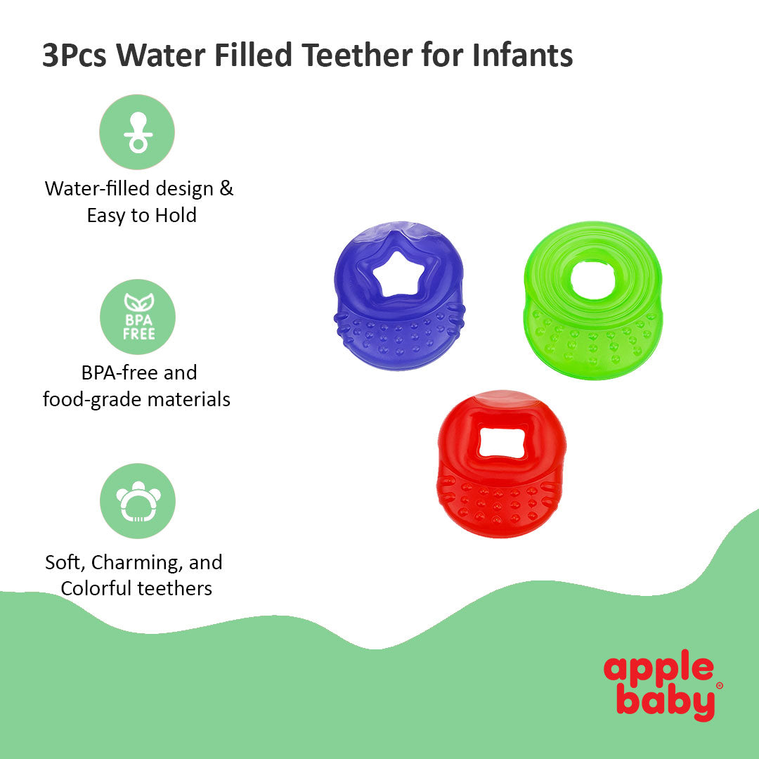 3PCS WATER FILLED TEETHER_AC219 (Pack of 2)