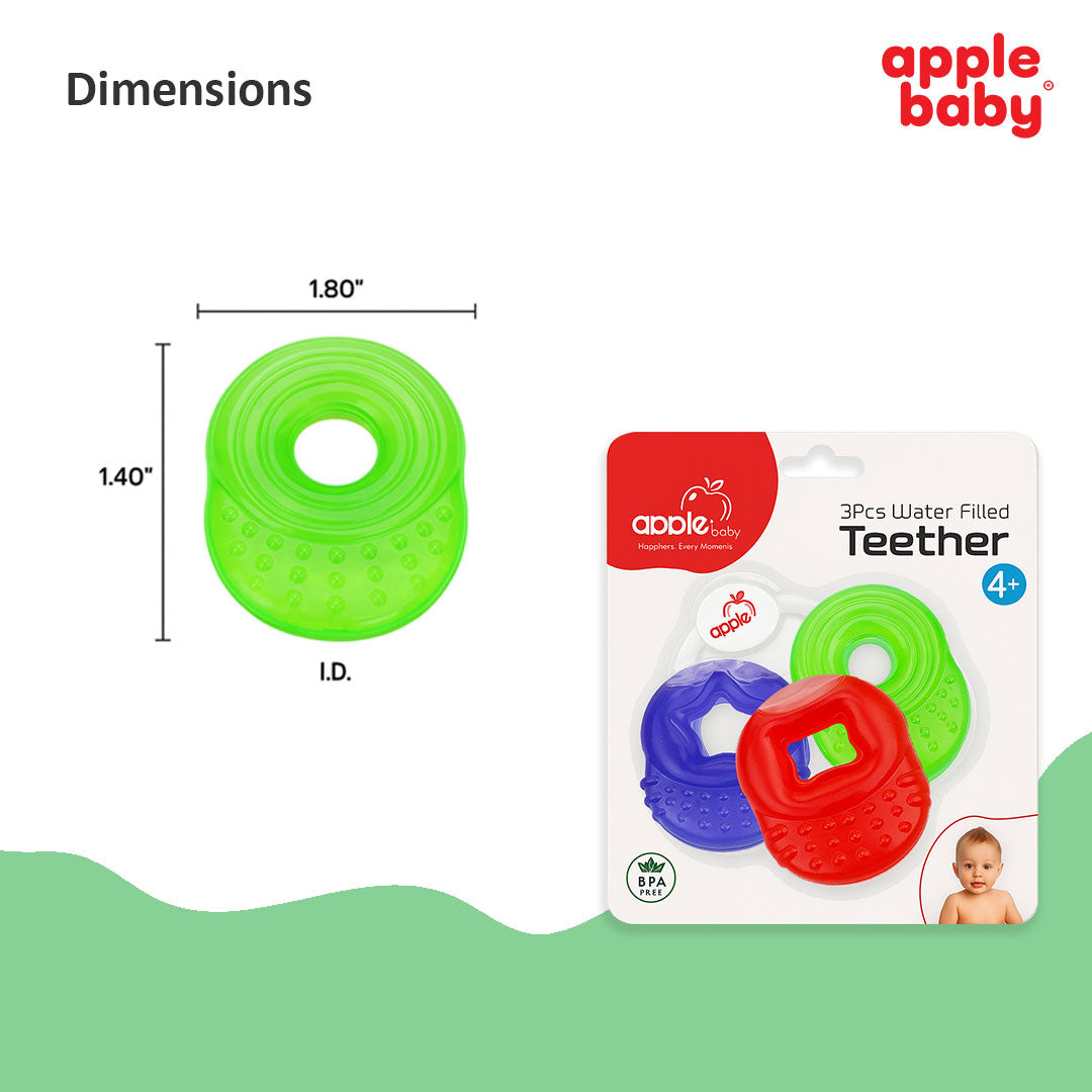 3PCS WATER FILLED TEETHER_AC219 (Pack of 2)