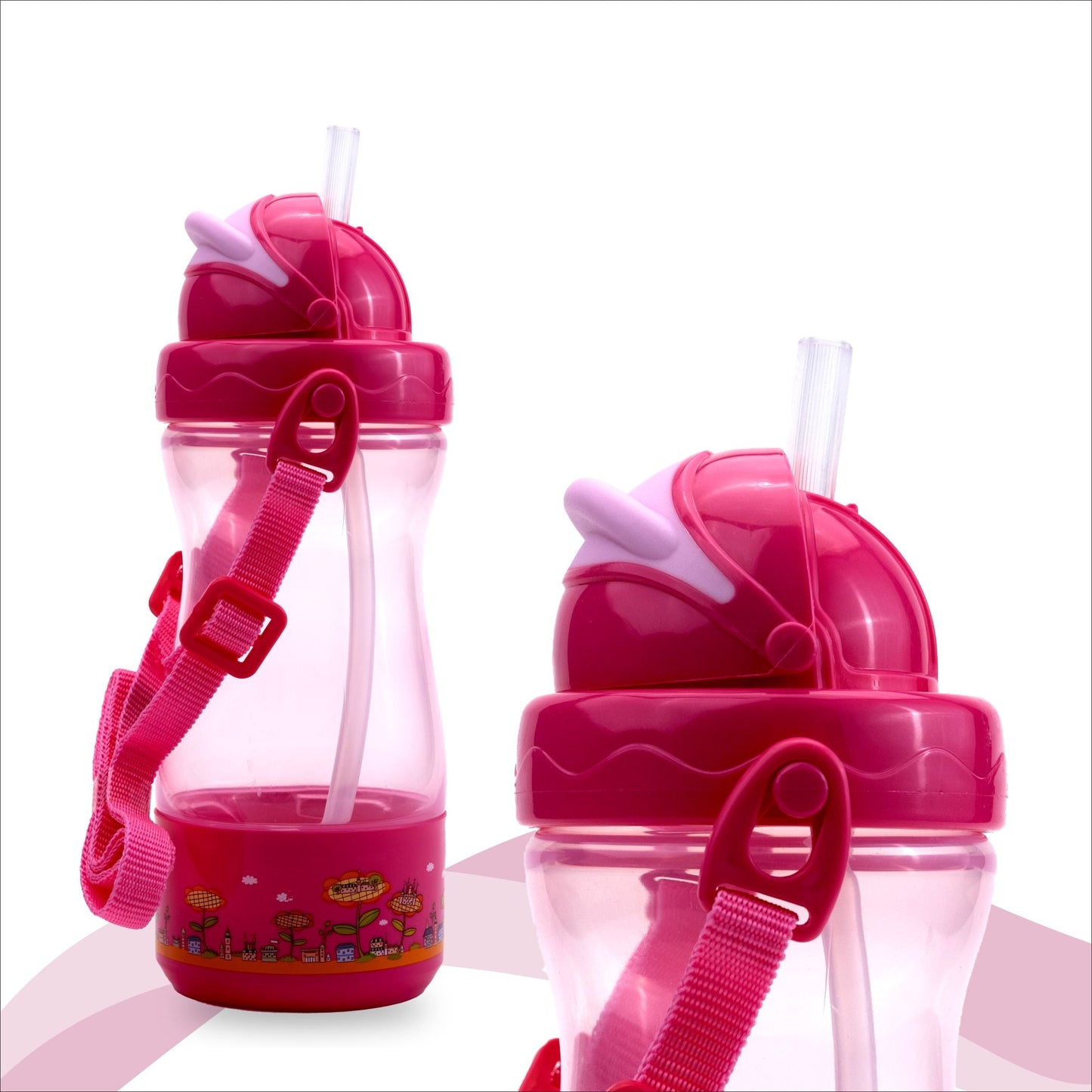 STRAW SIPPER  13OZ/380ML_AC248 (Pack of 2)