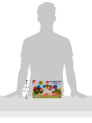 Giggles - Link Stack N Nest Toy Set , Multicolour 3 in 1 gift set, Develops motor skills , 6 months & above, Infant and Preschool Toys