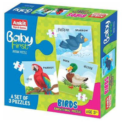 Ankit BABY FIRST PUZZLE BIRDS |Puzzle Games /Toys For Kids Learning /Education For 3+  (19 Pieces)