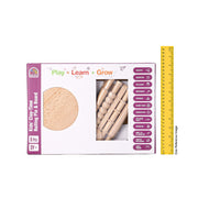HILIFE Time Rolling Pin & Board Kitchen Set - Brown