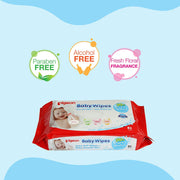 Pigeon Water Base Baby Wipes (82 Sheets)