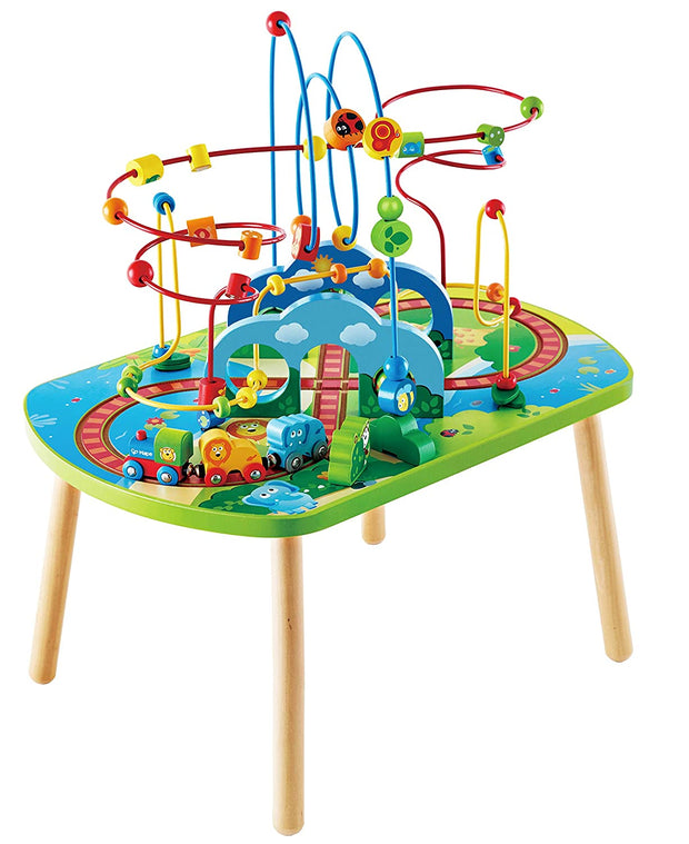 Hape - E3824 Jungle Adventures Railway Table with Engine