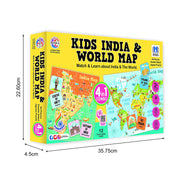 Ratna's Kids India & World Map