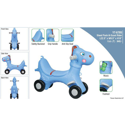 Steed Push -N-Scoot Rider YT-6705